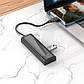 USB хаб із входом USB-C HUB адаптер Easy safety 4-in-1 Adapter (Type-C to USB 3.0, 0.2m). Black, фото 8