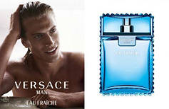 Чоловіча туалетна вода Versace Man Eau Fraiche 100 ml, фото 4