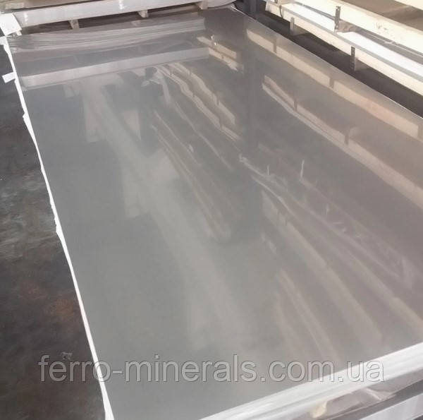 Лист нержавіючий кислотостійкий 0.8х1250х2500мм 2В AISI 316L