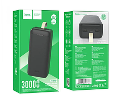 Повербанк Power Bank Hoco J111B 30 000 mAh потужністю 12W Швидке заряджання, Індикатор рівня заряду USBx2