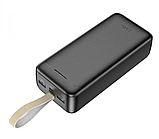 Повербанк Power Bank Hoco J111B 30 000 mAh потужністю 12W Швидке заряджання, Індикатор рівня заряду USBx2, фото 4