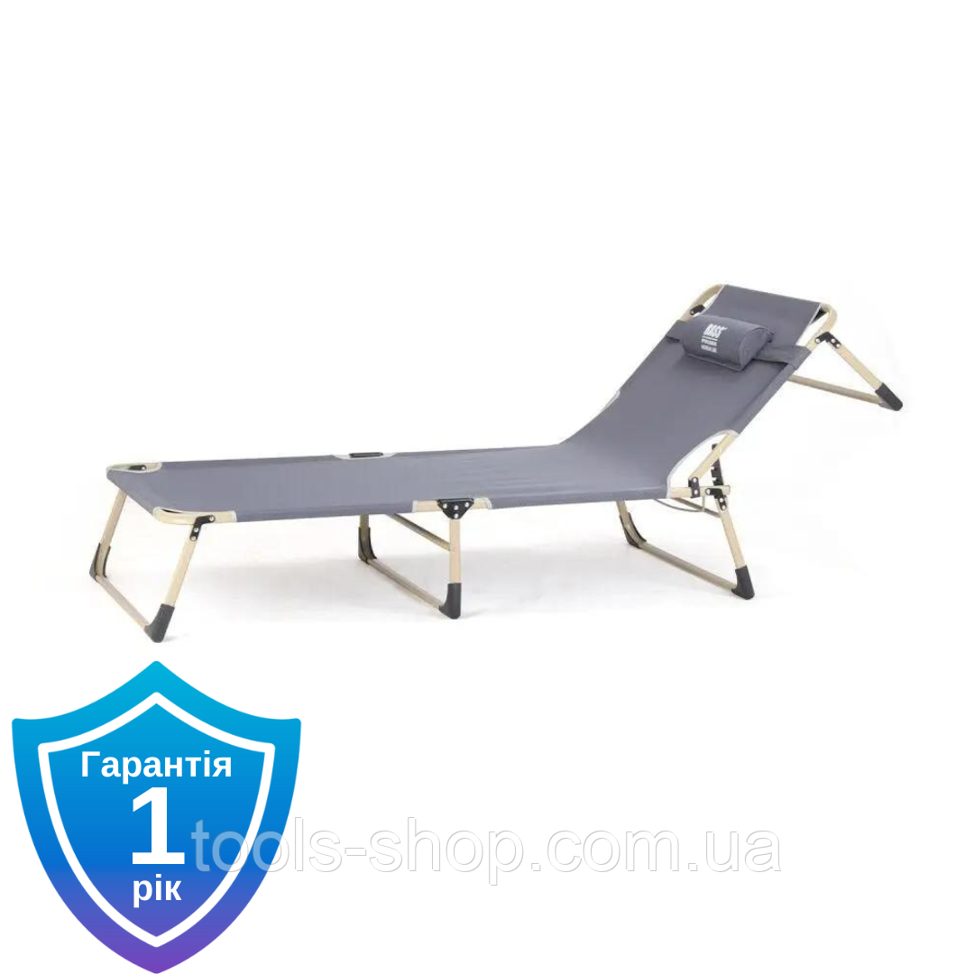 Розкладне туристичне ліжко Bass Polska BH 31000 193 х 75 х 30 см, фото 1