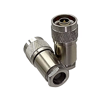 Роз'єм N male / під пайку / O-NM-ME-RG8 / на кабель RG8 / 10 мм