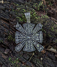 Крес Оберег, Кулон, Підвіс, Двосторонній.