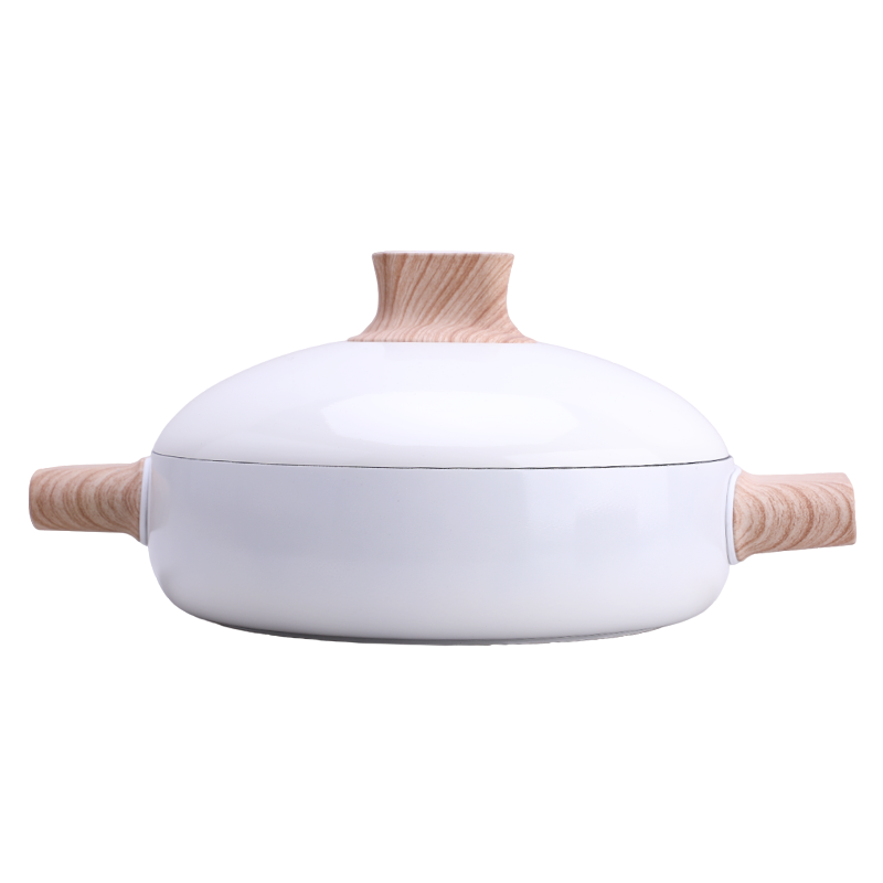 Жаровня PR-2330-22 Біла перлина 22см. 2л. PEPPER