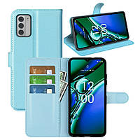 Чохол-книжка Litchie Wallet для Nokia G42 Light Blue