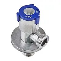 Кран для підключення сантехприладів 1/2x1/2 з нерж. сталі SUS304