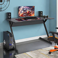 Стіл комп'ютерний Dexter DX1200 (1200х600х750Н) чорний графіт/Сірий Шифер