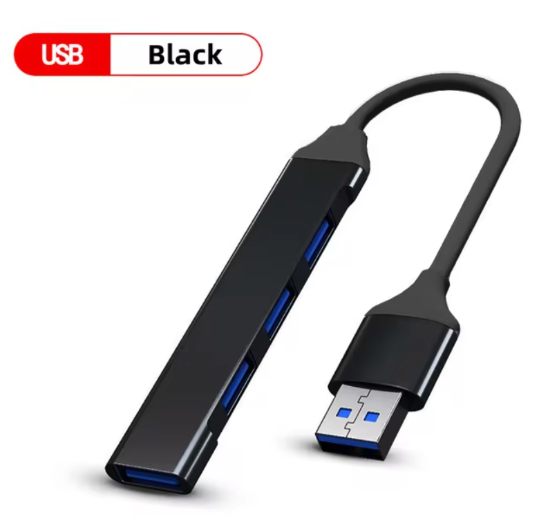USB А Hub хаб 4 порти USB розгалужувач концентратор