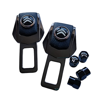 Заглушки ременів безпеки нікель та ковпачки,Citroen