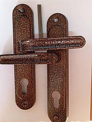 Ручка на планці Мотор січ міжвісь 72 мм (Україна) мідь