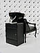 Комплект перукарських меблів Mozart Black (мийка перукарська та гідравлічне крісло перукаря), фото 6