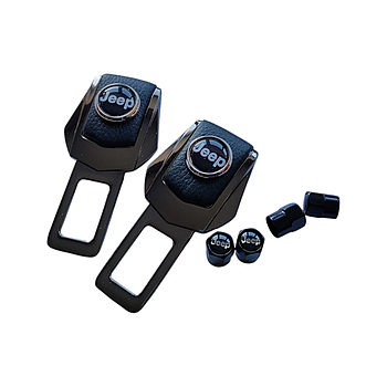 Заглушки ременів безпеки нікель та ковпачки,Jeep