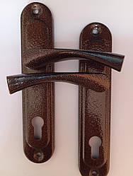 Ручка на планці Аспект РП 85,23 ( міжвісь  85мм) мідь