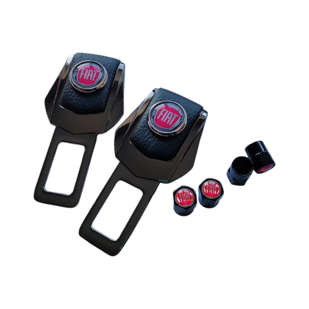 Заглушки ременів безпеки нікель та ковпачки,Fiat, фото 1