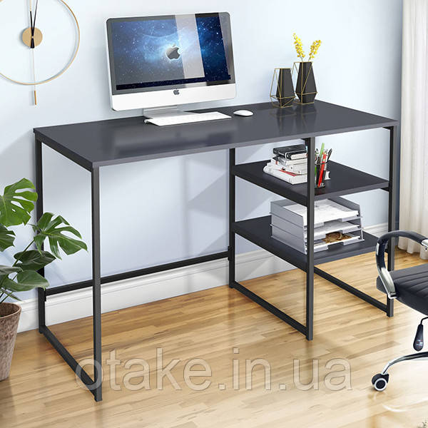 Стіл комп'ютерний Jet JT1200 (1187х550х750Н) чорний/Антрацит, фото 1