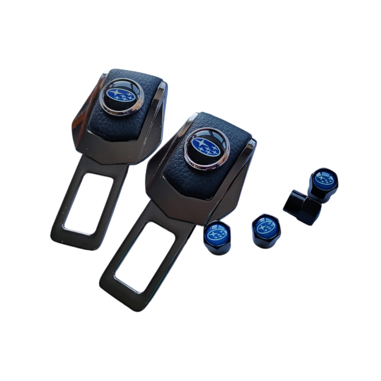 Заглушки ременів безпеки нікель та ковпачки,Subaru, фото 1