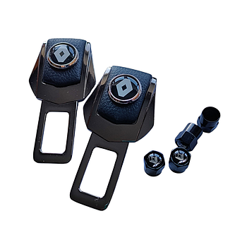 Заглушки ременів безпеки нікель та ковпачки,Renault