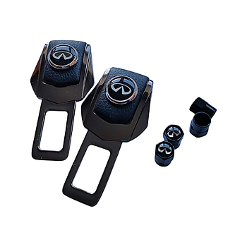 Заглушки ременів безпеки нікель та ковпачки,Infiniti