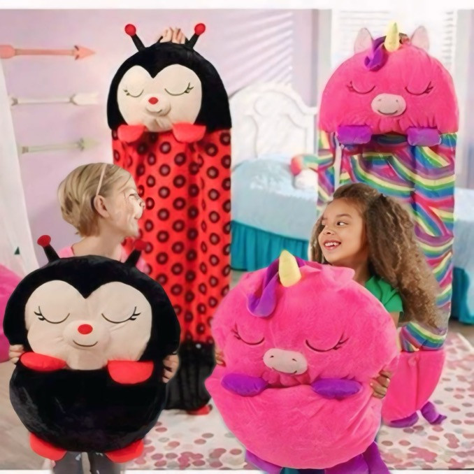 Дитячий спальний мішок-плюшева іграшка подушка Sleeping Bag Happy Napper 3в1 теплий, комфортний,, фото 1
