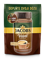 Кава розчинна сублімована Jacobs Velvet Crema 180 г в мякій упаковці