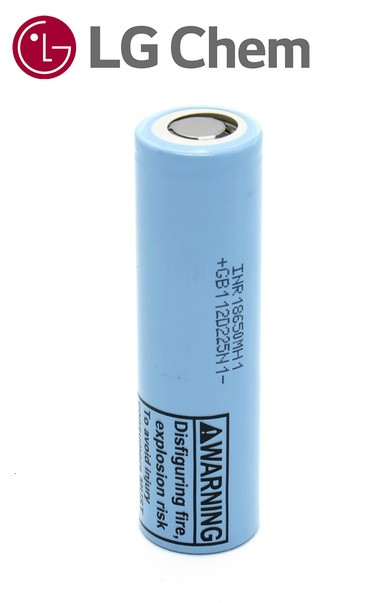 Акумулятор 18650 літій-іонний Li-Ion LG INR18650MH1 (LG MH1) 3200mAh, 10A, 4.2/3.7/2.5V, фото 1