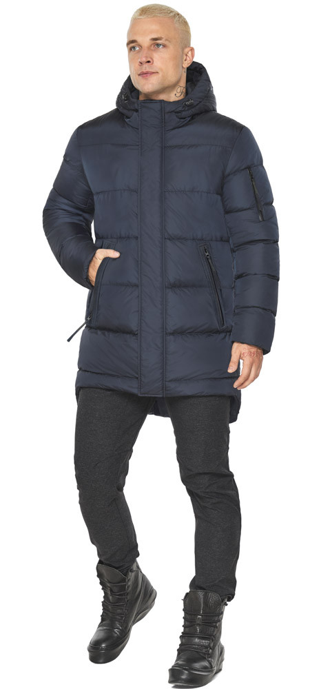 Куртка чоловіча тепла темно-синя модель 15400 50 (L) 52 (XL)