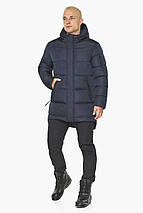 Куртка чоловіча тепла темно-синя модель 15400 50 (L) 52 (XL), фото 3