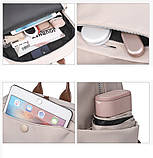 Рюкзак дівчина Нейлонова тканина Модний новий фасон Міський рюкзак шкільної сумки для покупок гурт, фото 8