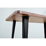 Стіл Cherry 1200 (1200х670хН770) чорний графіт/Дуб Ліворно, фото 2