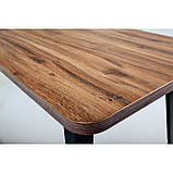 Стіл Cherry 1200 (1200х670хН770) чорний графіт/Дуб Ліворно, фото 4