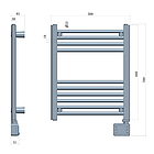 Світлодіодний електричний радіатор для ванної кімнати Adler AD 7823 Польща, фото 2