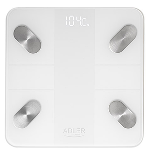 Аналітичні ваги для ванної кімнати - Smart - додаток Tuya Adler AD 8186 білі