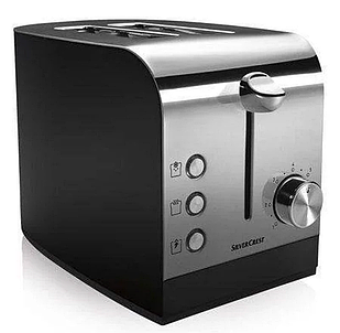 Тостер SilverCrest STS 850 B1 Black + 7 режимів обсмажування Німеччина