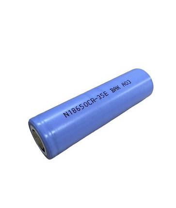 Акумулятор 18650 літій-іонний (Li-Ion) BAK N18650CR-35E 3500mAh, 10.5A, 4.2/3.6/2.5V, Blue, фото 1