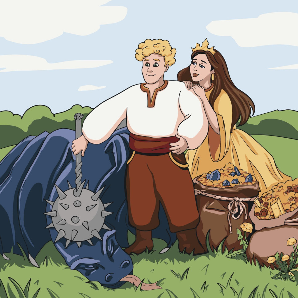 Картина за номерами "Котігорошко" 15104-AC 40х40 см