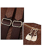 Рюкзак дівчина м'який штучний шкіра Модний новий фасон Міський рюкзак стильний тільки опт, фото 9