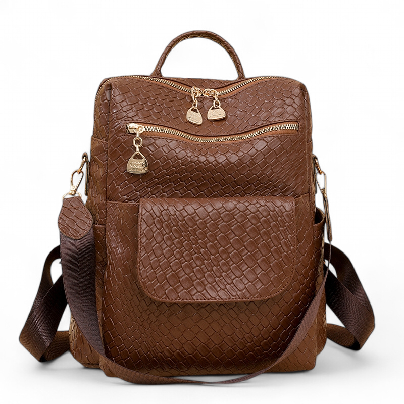 Рюкзак дівчина м'який штучний шкіра Модний новий фасон Міський рюкзак стильний тільки опт, фото 1