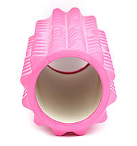 Масажний ролик Cornix EVA 33 x 12.5 см (валик, ролер) XR-0327 Pink, фото 4