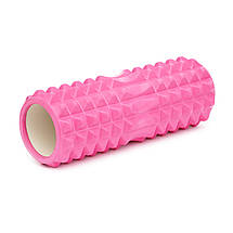 Масажний ролик Cornix EVA 33 x 12.5 см (валик, ролер) XR-0327 Pink, фото 5