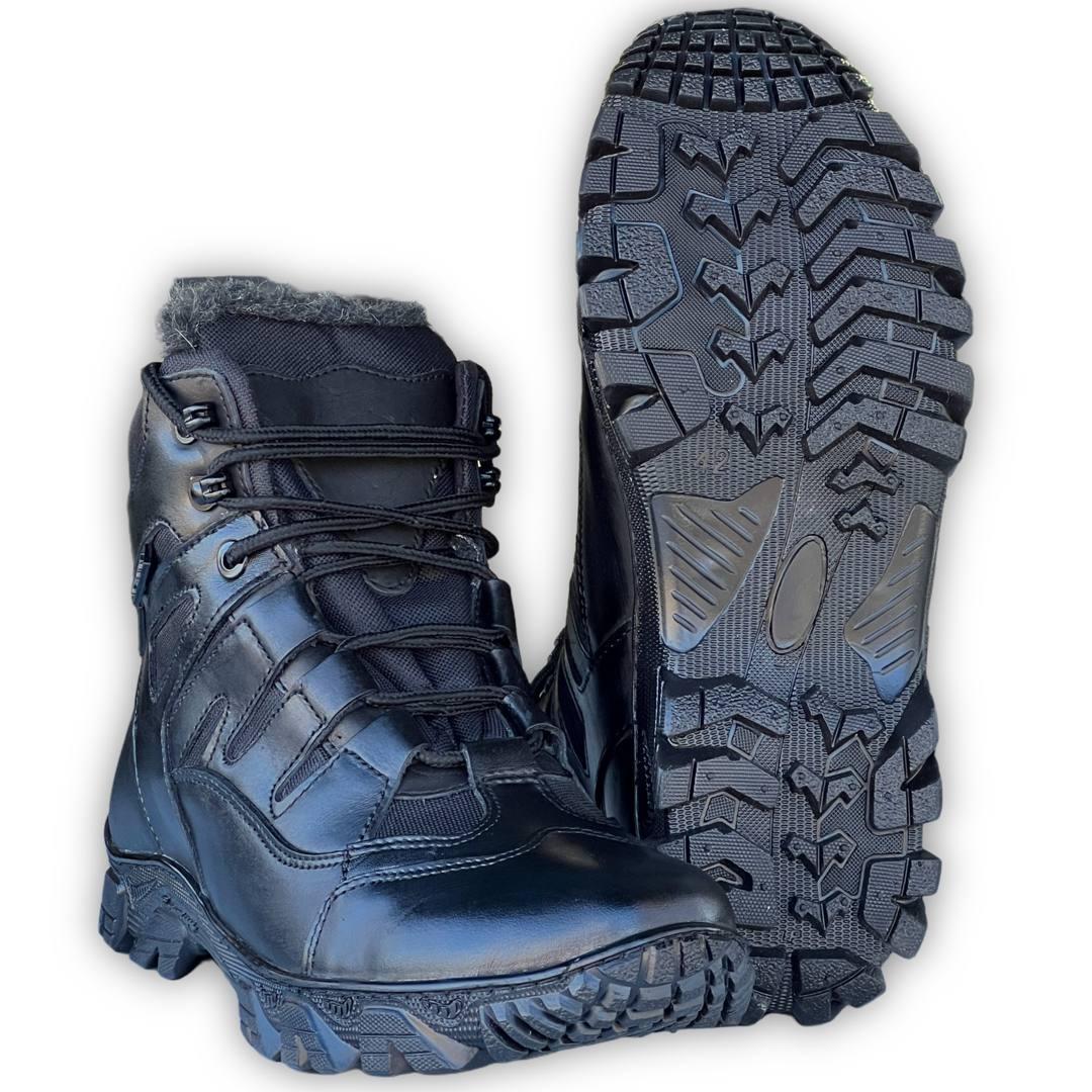 Зимові тактичні черевики Вінтер чорні, фото 1