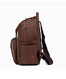 Рюкзак дівчина м'який штучний шкіра Модний новий фасон Міський рюкзак стильний тільки опт, фото 4