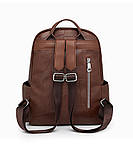 Рюкзак дівчина м'який штучний шкіра Модний новий фасон Міський рюкзак стильний тільки опт, фото 5