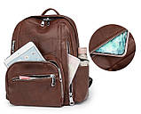 Рюкзак дівчина м'який штучний шкіра Модний новий фасон Міський рюкзак стильний тільки опт, фото 7