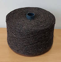 Пряжа напівшерсть 80% вовни (Україна) № 26 ТЕМНИЙ КОРИЧНЕВИЙ