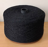 Пряжа напівшерсть 80 % вовни (Україна)  № 29 ЧОРНИЙ