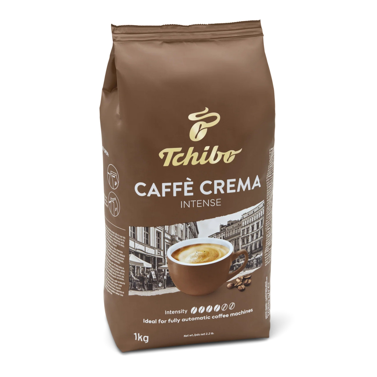 Кава в зернах Tchibo Caffe Crema Intense, 1 кг.
