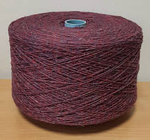 Пряжа напівшерсть 80 % вовни (Україна)  № 33 БОРДОВО-СИНІЙ