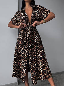 Сукня жіноча леопард 42-46