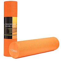 Масажний ролик Cornix EVA+ 60 x 15 см (валик, ролер) XR-0307 Orange